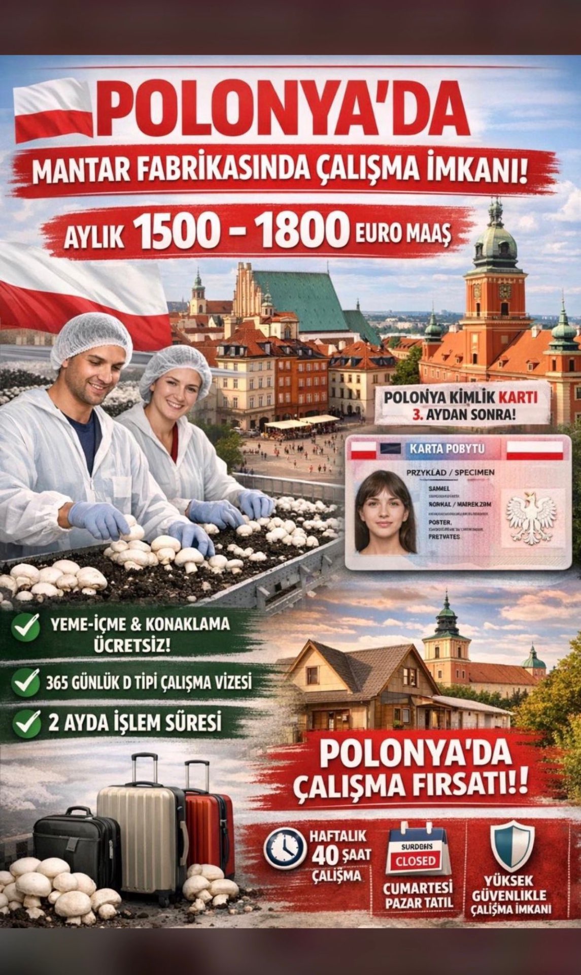 Polonya'da Çalışma Fırsatı